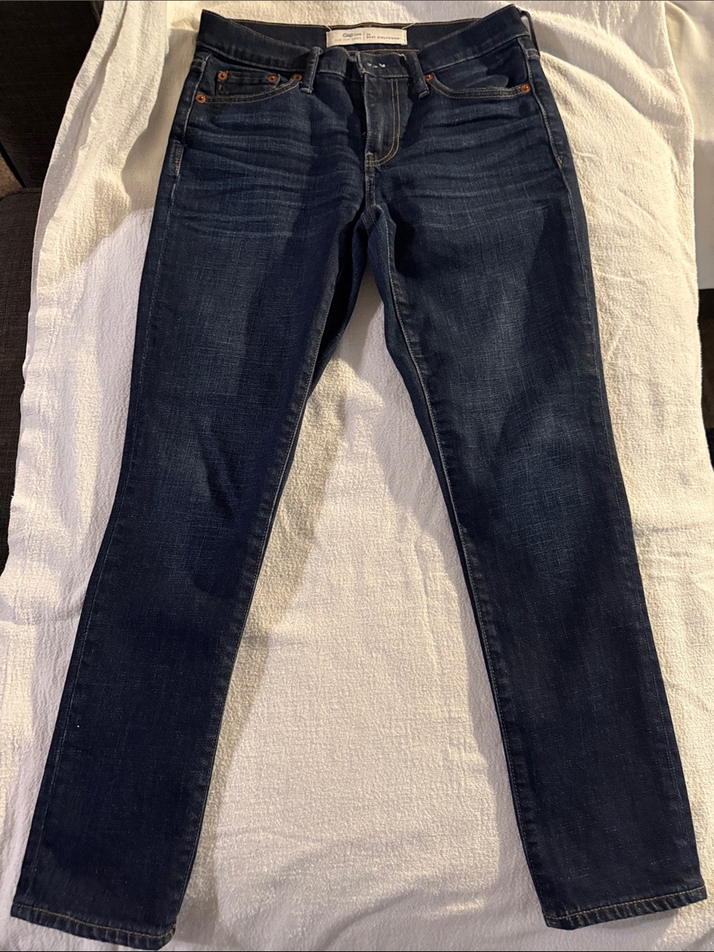 Dark Indigo Women's Skinny Jeans with Stretch